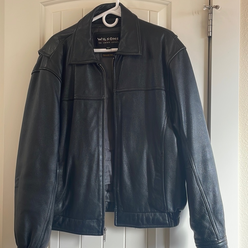 Men’s Wilson Leather Jacket, sz Large
